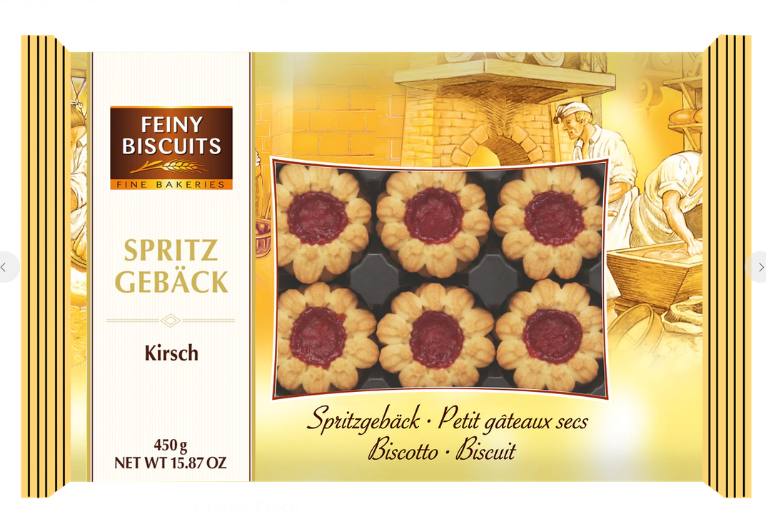 FENITY BISACUITS CRISPY CHERRY 450G